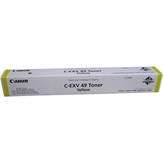 Canon C-EXV49Y (8527B002) Gelber Toner – Original – 19'000 Seiten – für Canon