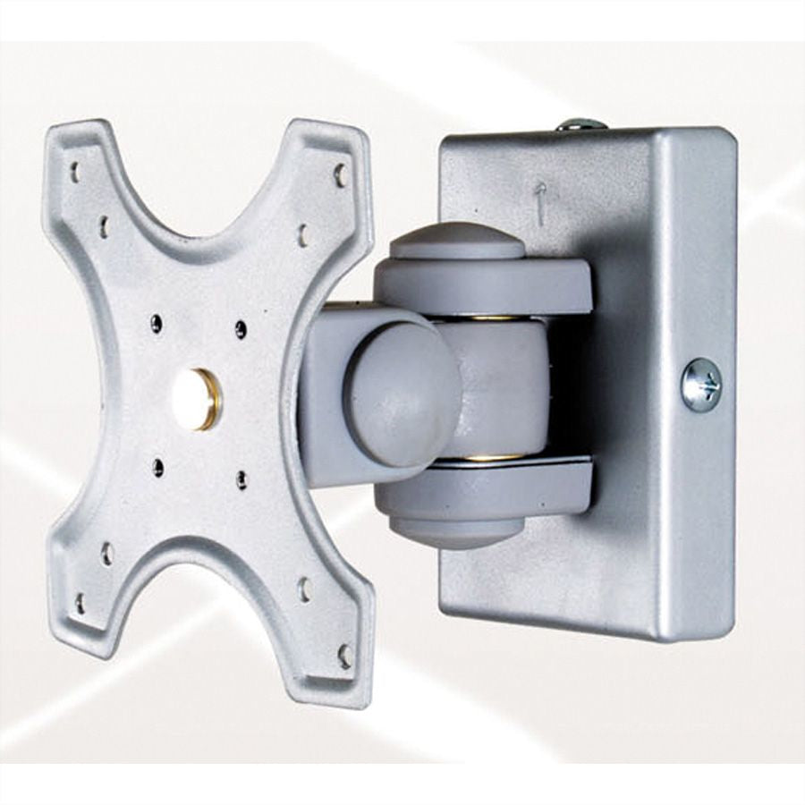 VALUE Monitor-Wandhalterung – 1 Monitor, bis 32", VESA 75×75/100×100 mm, bis 8 kg/Monitor, schwenkbar, grau