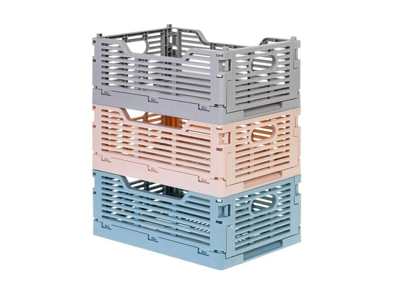 COCON Aufbewahrungsbox 2,97 l – Polypropylen (PP) – Rosa – 2-teiliges Set, mit Griff – 220 × 90 × 150 mm