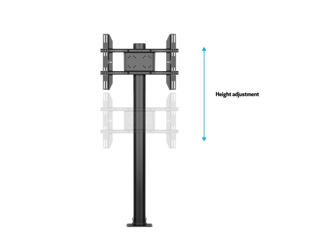 Multibrackets W 180 S – Displayständer, höhenverstellbar, für 24–63″, VESA 200×200–700×400, bis 60 kg