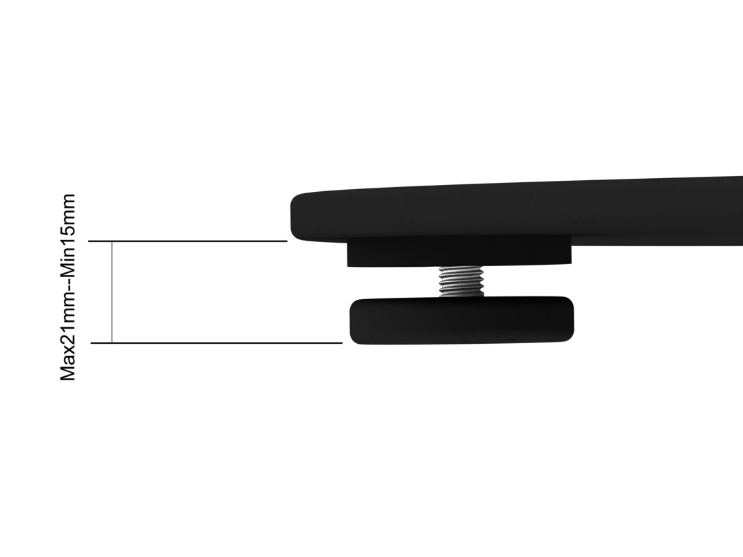 Multibrackets 2425 – Displayständer, fix, höhenverstellbar, bis 63", VESA 700×400, bis 50 kg, schwarz