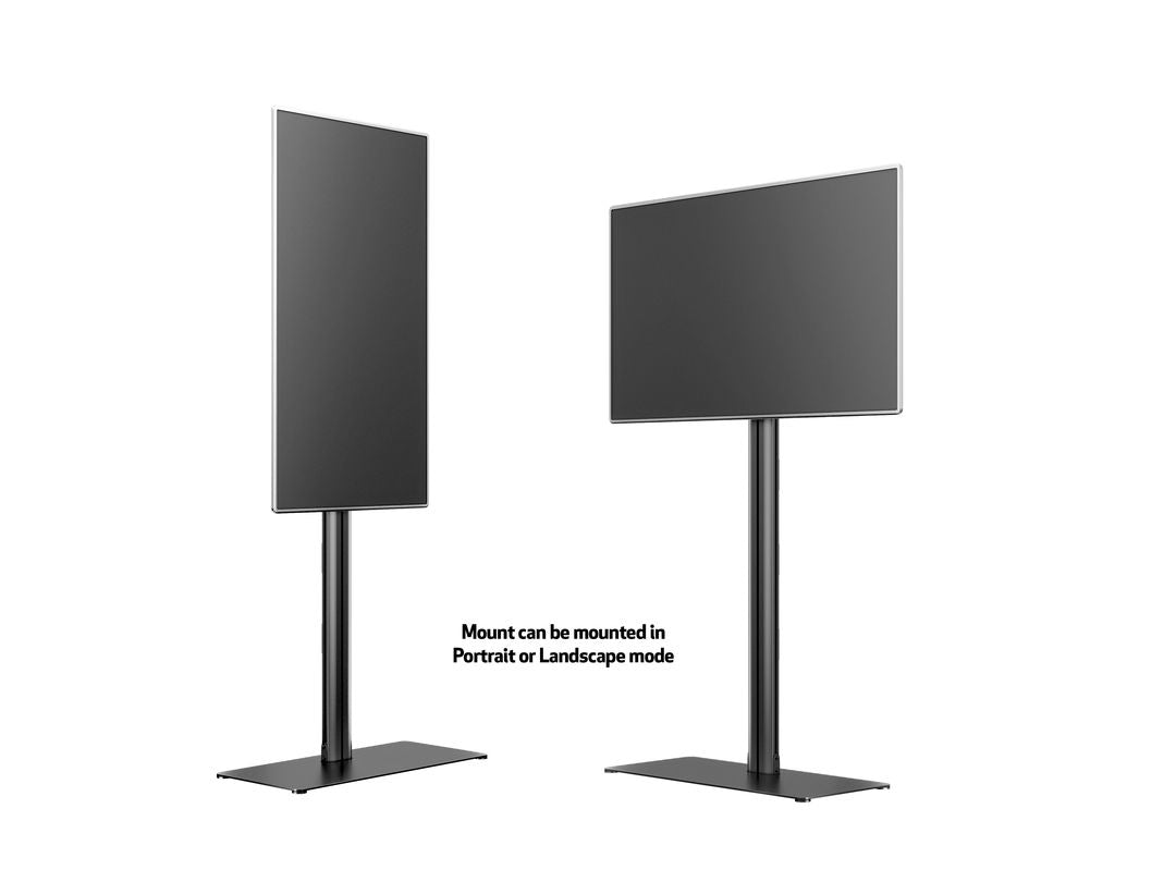 Multibrackets 2425 – Displayständer, fix, höhenverstellbar, bis 63", VESA 700×400, bis 50 kg, schwarz
