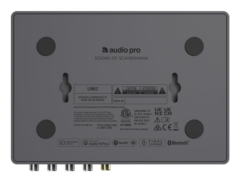 Audio Pro Link 2 – Bluetooth Audio-Empfänger – Bluetooth 4.2