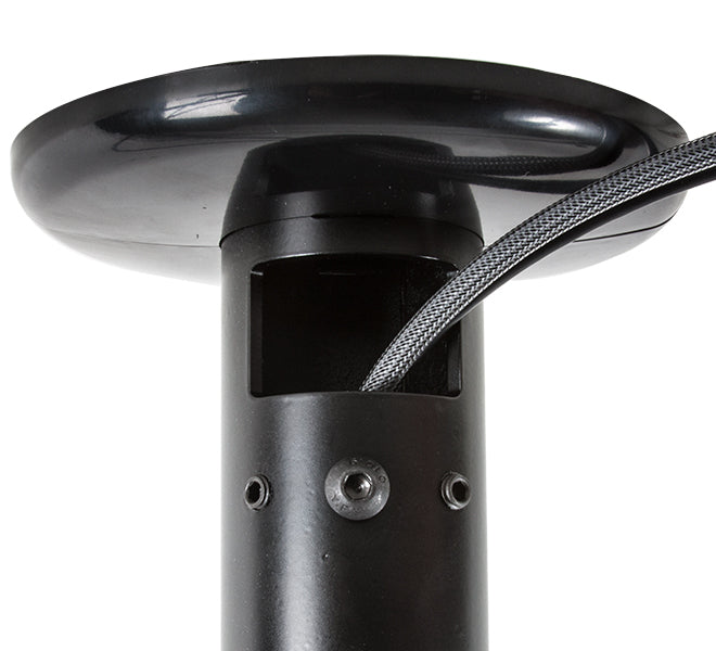 B-Tech Dreh-Adapter für Decken-/Bodenmontage, Traglast 150 kg, Schwarz