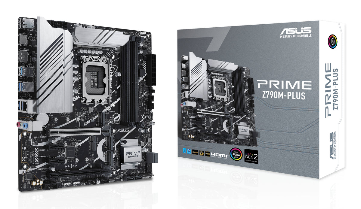 ASUS PRIME Z790M-PLUS – Mainboard – LGA 1700, Intel Z790, mATX, DDR5