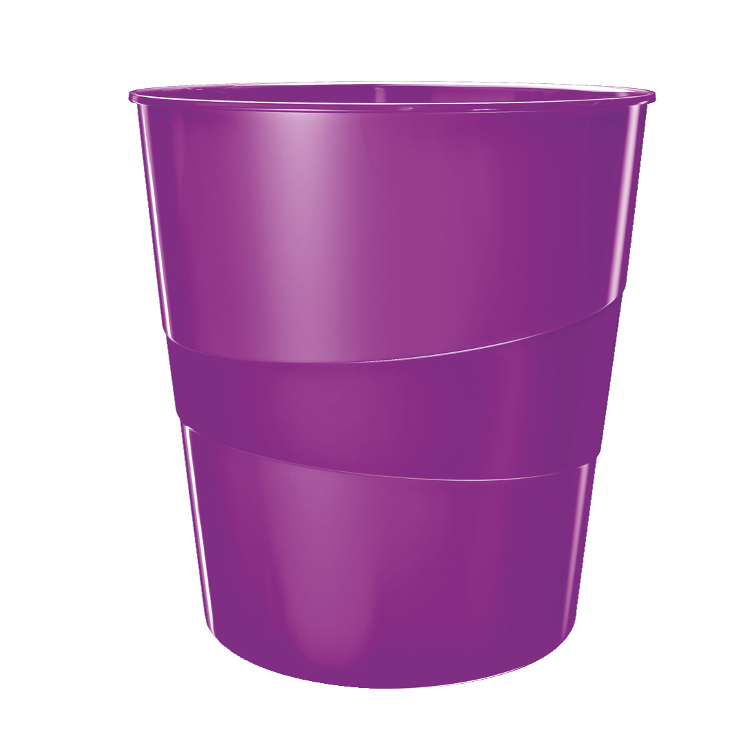 Leitz Papierkorb WOW – Kunststoff, Violett