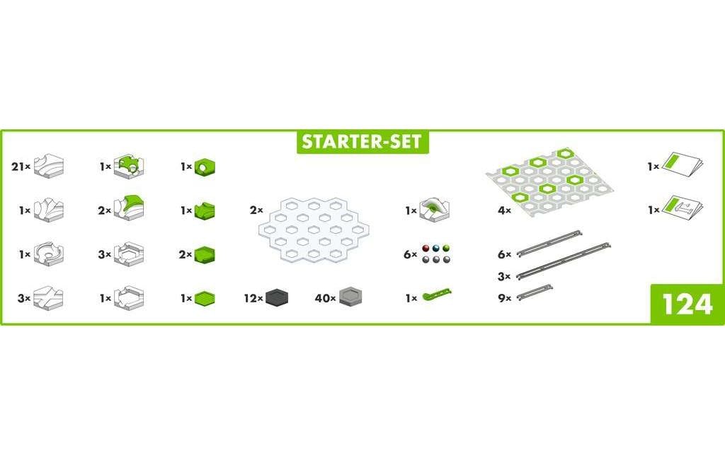 Ravensburger GraviTrax Starter-Set – Brettspiel, 1 Spieler, ab 8 Jahren, mehrsprachig