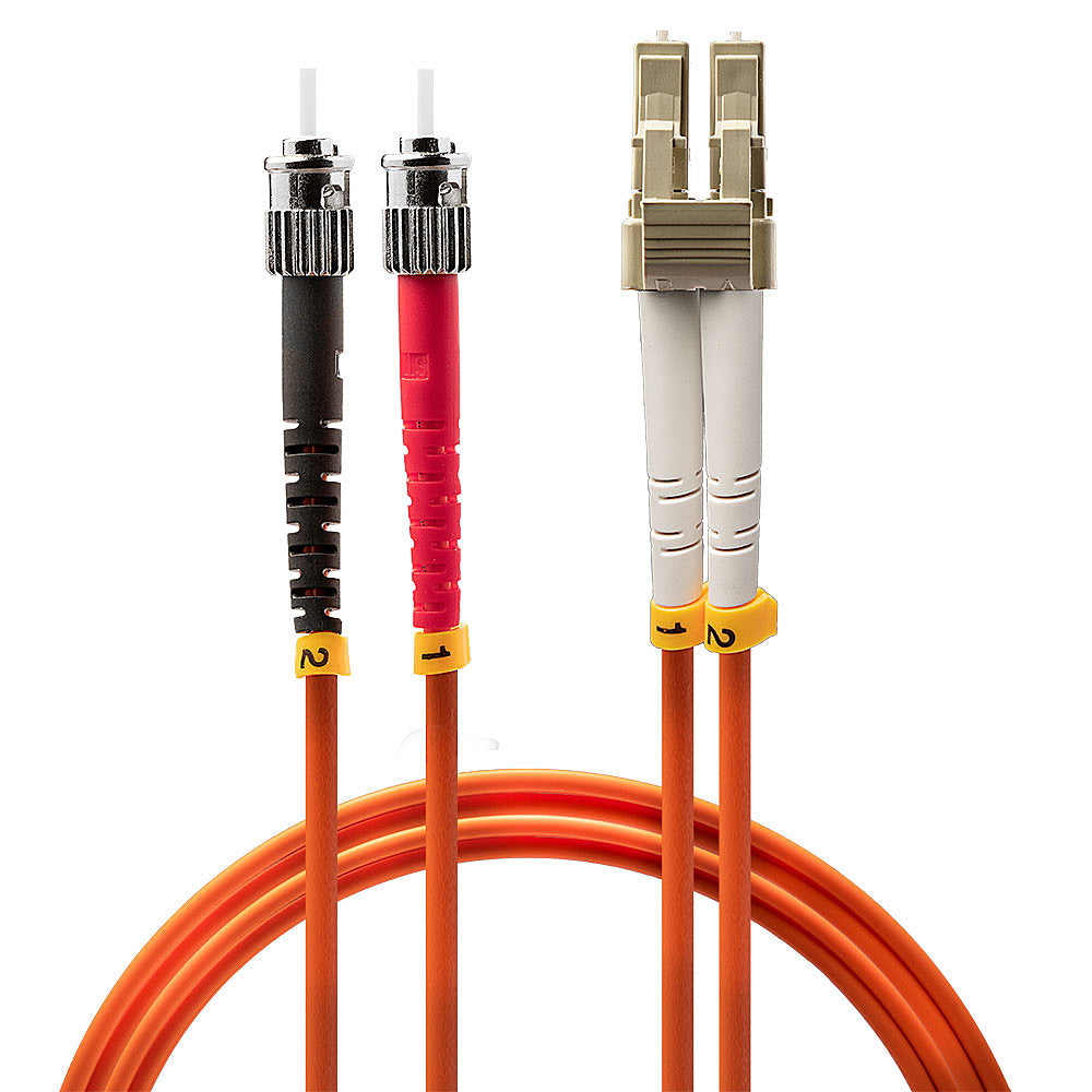 Lindy 46490 LWL-Patchkabel – LC-ST, Multi-Mode, 1 m