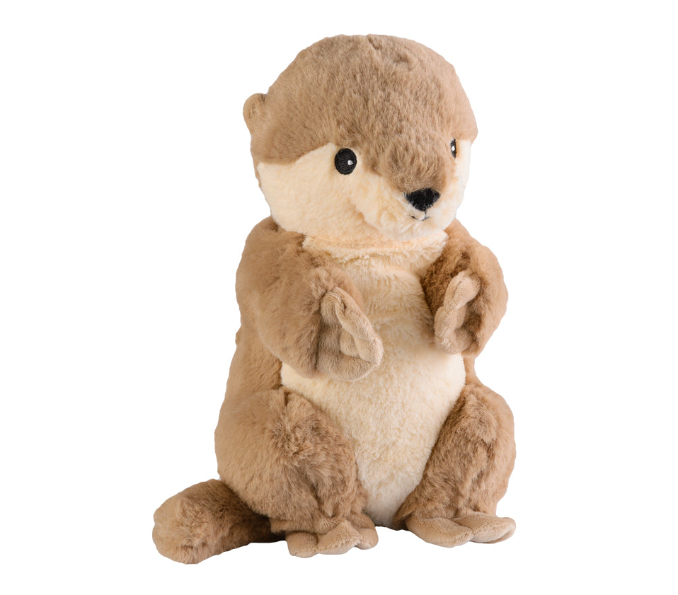 Warmies Plüschtier Otter – 38 cm – weiss/beige – Plüsch – 1 Stück