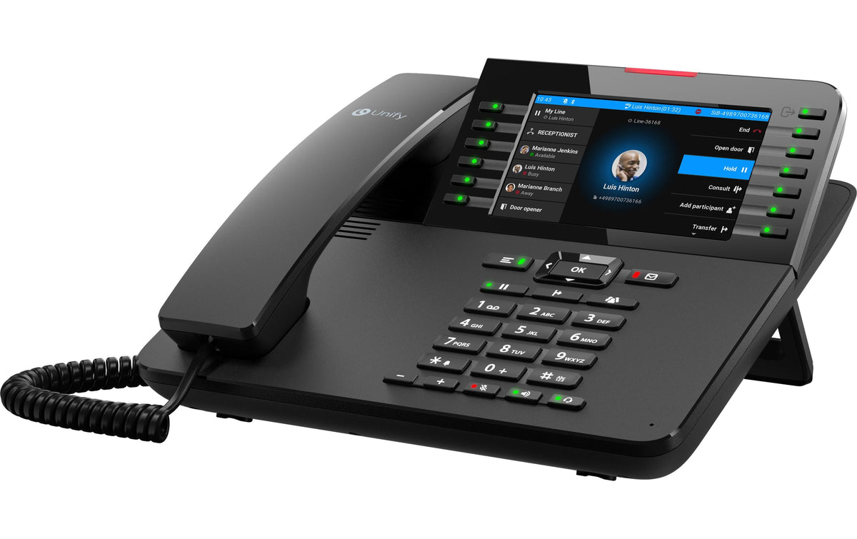 Mitel Unify OpenScape Desk Phone CP 710 – 5" HD-Display, PoE, Bluetooth