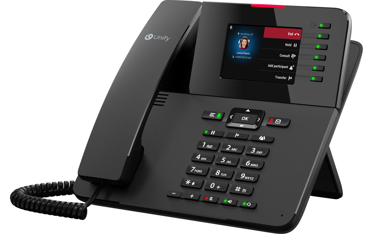 Mitel Unify OpenScape Desk Phone CP 410 – 3,5" Display, PoE, Schwarz