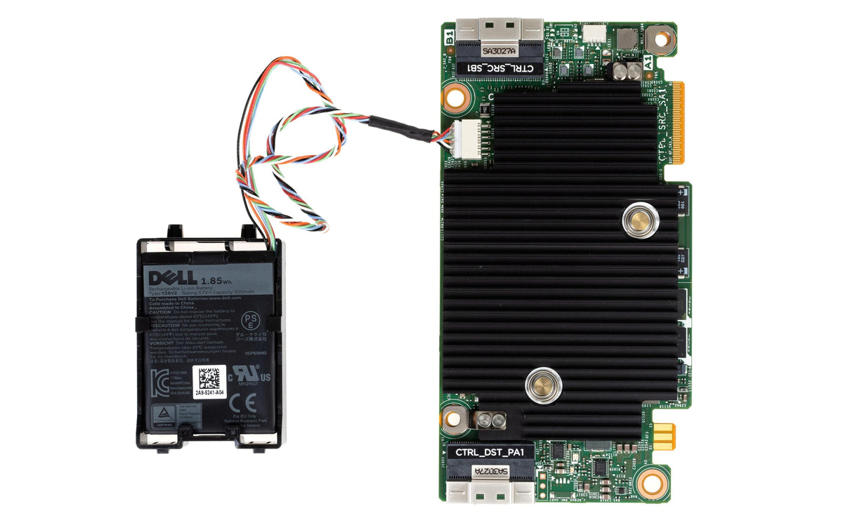 DELL PERC H755 – PCIe RAID-Controller – 2×SAS 12,0 Gbit/s, PCIe, für PowerEdge R350, R450, R550 und weitere
