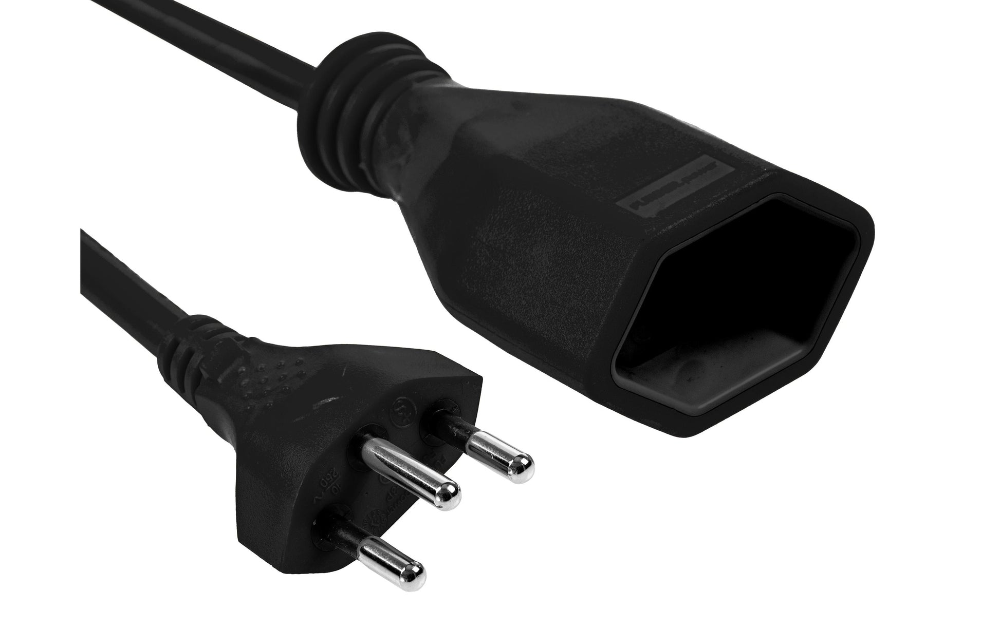 Furber. Verlängerungskabel – T12–T13, 0,2 m, 3×1 mm², schwarz