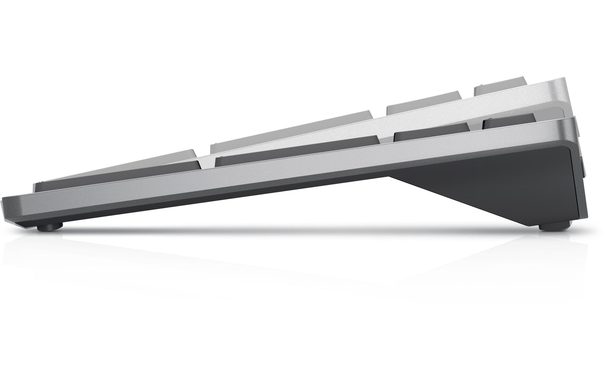 Dell KB740 – Tastatur, kabellos (2,4 GHz), FR-Layout (FR), Fullsize (mit Ziffernblock), Scherenmechanik, Multi-Device