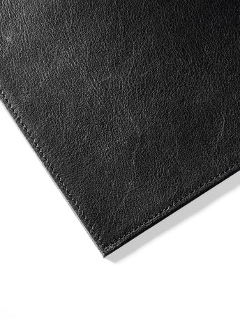 Durable Schreibtischunterlage – 650 × 450 mm, Leder, Schwarz