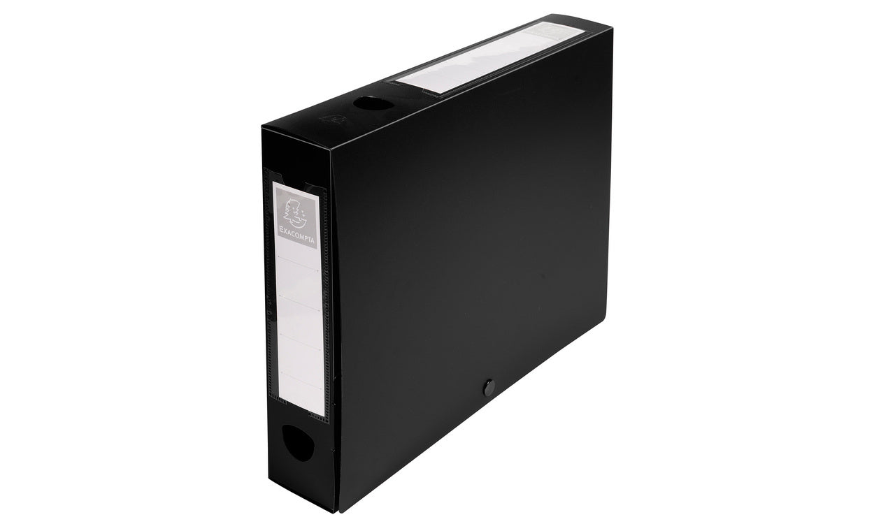 Exacompta Aktenordner 59631E – schwarz, Kunststoff