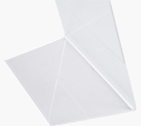 Exacompta Tischaufsteller – für DL – hoch – transparent – Acryl – 100 × 212 × 76 mm – 1 Stk.