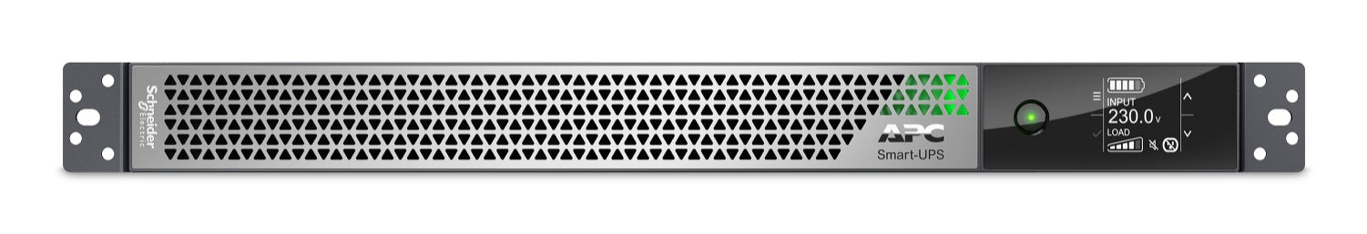 APC SRTL3KRM1UIC USV 3 kVA/3000 W Online Li-Ion – Rack 1U – C13×3, C19×2, Eingang Typ F