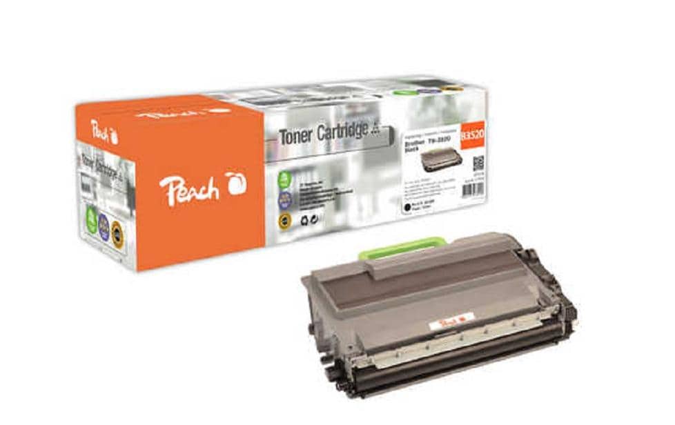 Peach Toner TN-3520 – schwarz, 20000 Seiten – für Brother HLL-6400DW/HLL-6450DW/MFCL-6900DW und andere