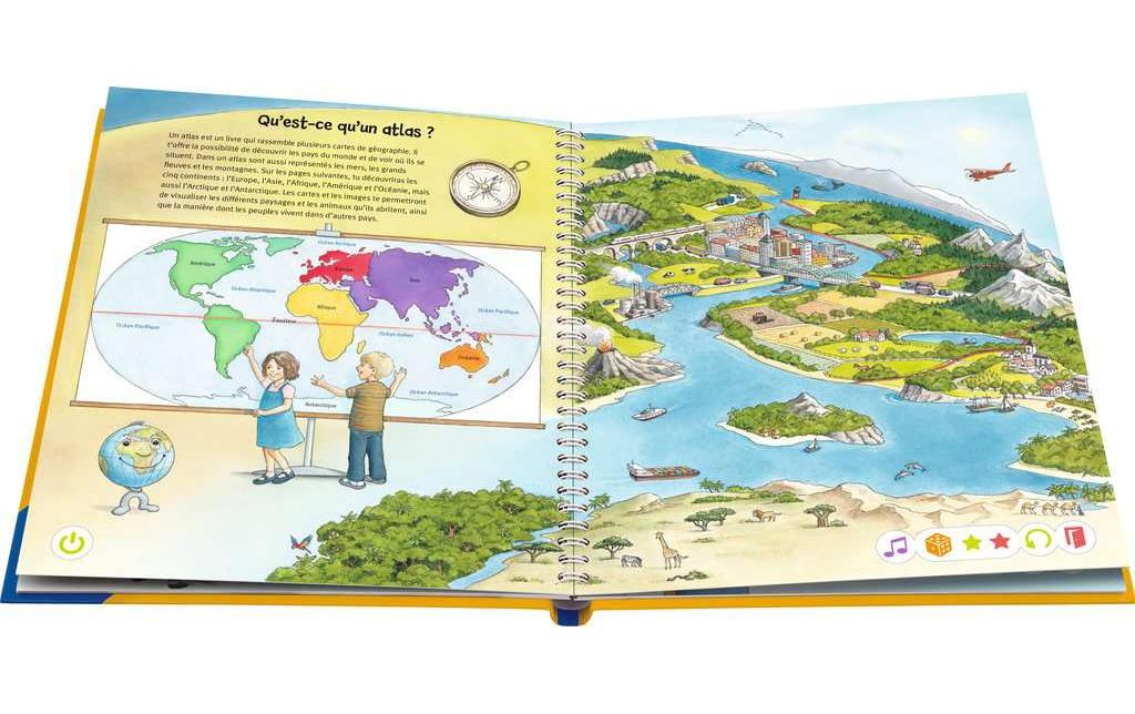Ravensburger Lernbuch – Tiptoi Mein erster Atlas, Französisch, ab 5 Jahren