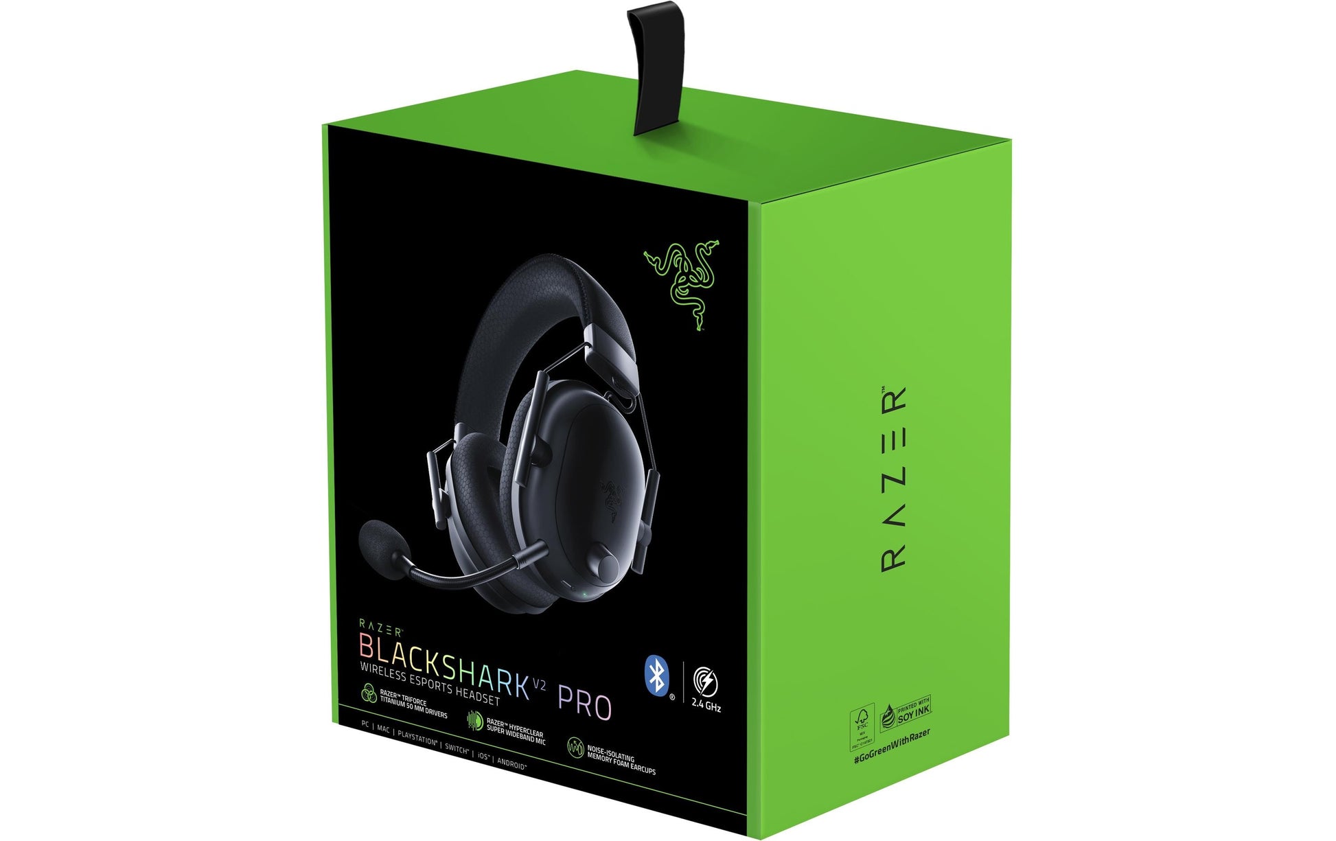 Razer BlackShark V2 Pro Gaming-Headset – Over-Ear, Stereo, BT 5.2, Schwarz