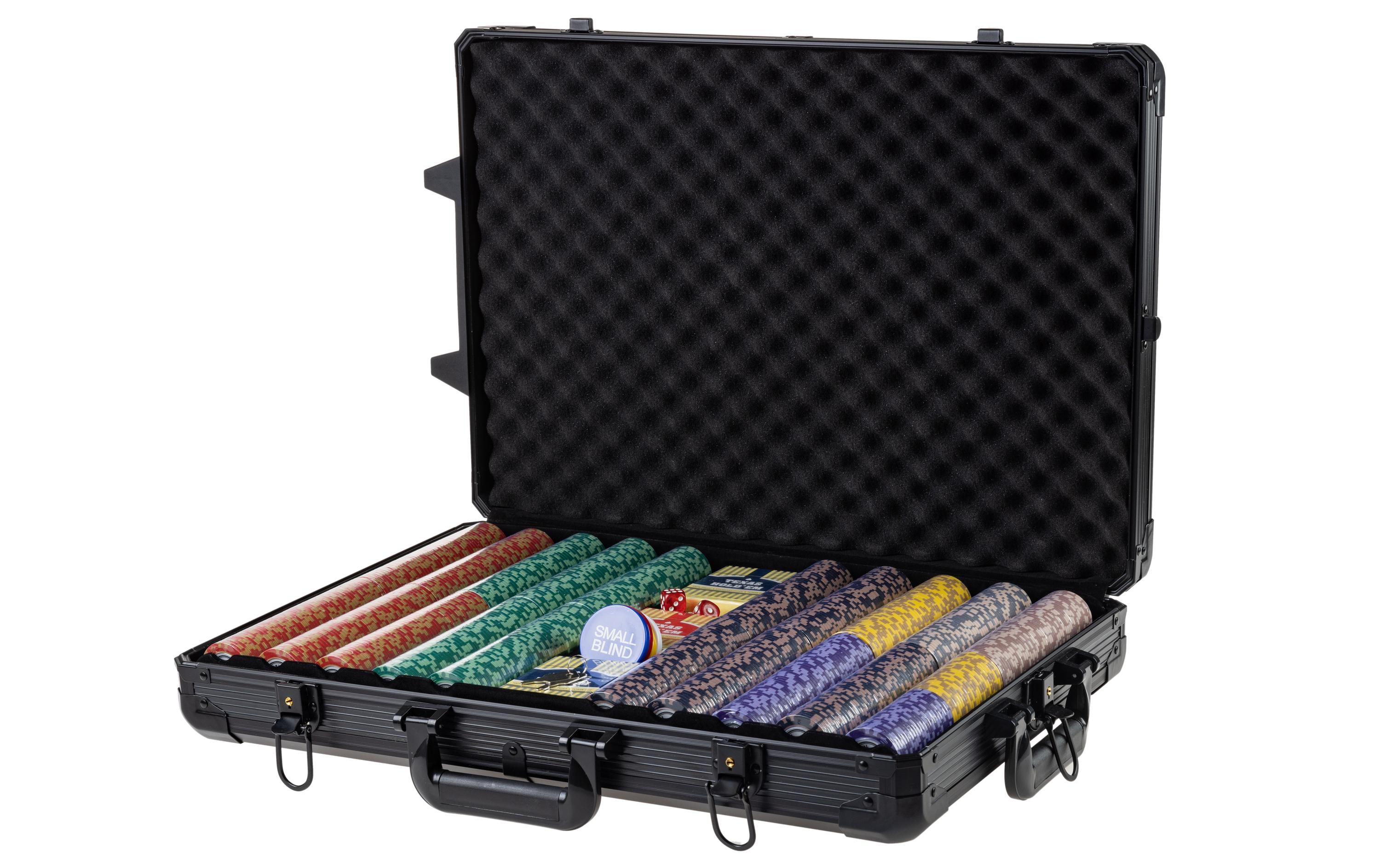 FTM Pokerkoffer PRO Black Edition – Pokerset, ab 18 J.