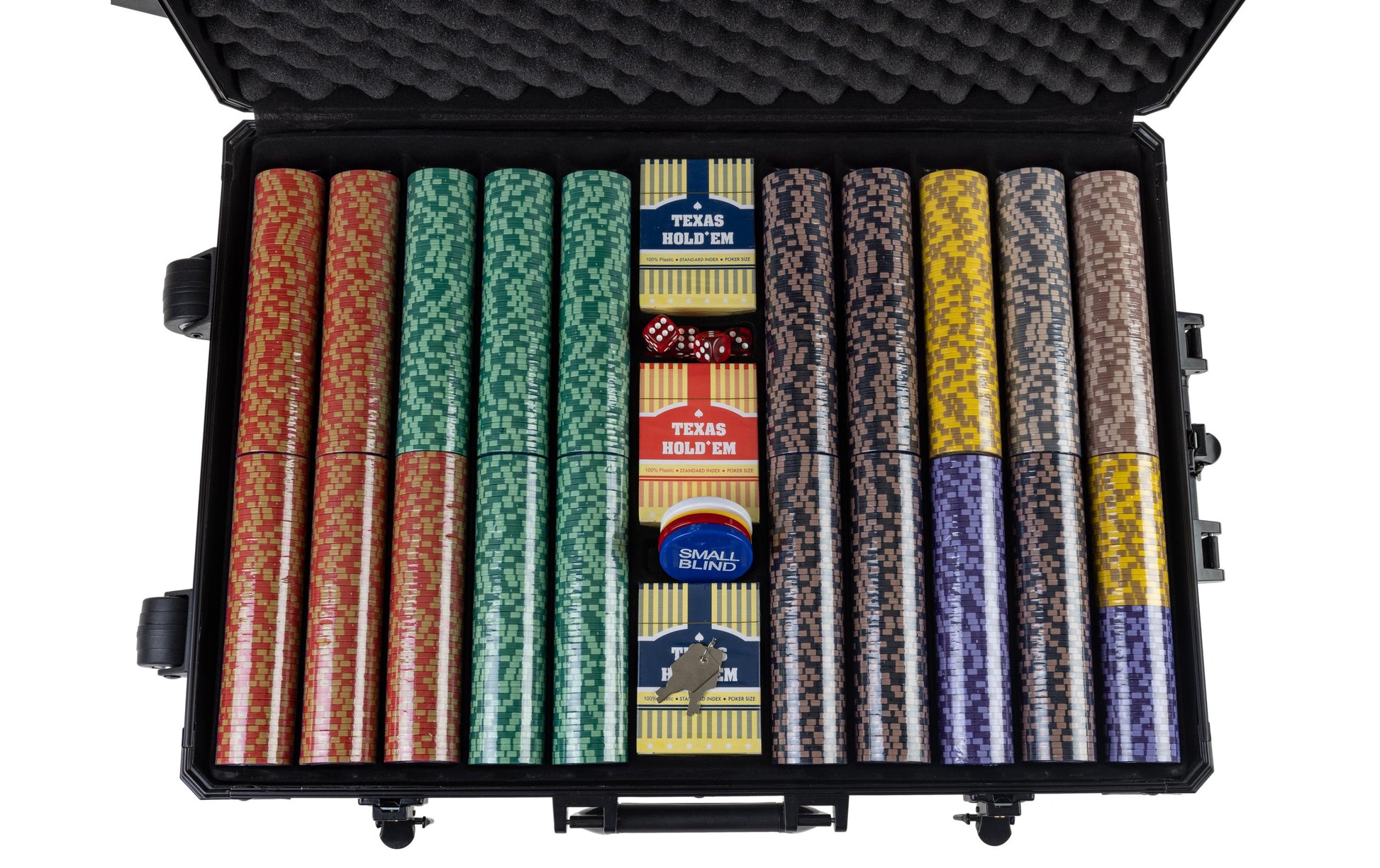 FTM Pokerkoffer PRO Black Edition – Pokerset, ab 18 J.
