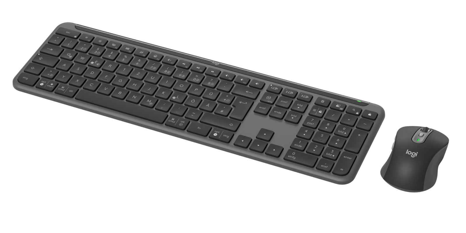 Logitech MK950 – Tastatur, DE-Layout (DE), Grau