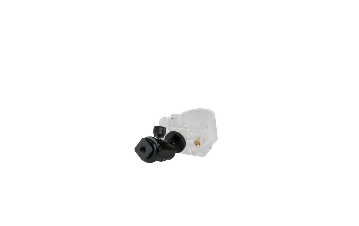 Nanlite HD-T12+BH – Halterung, Montageset, mit Mini-Kugelkopf, Transparent