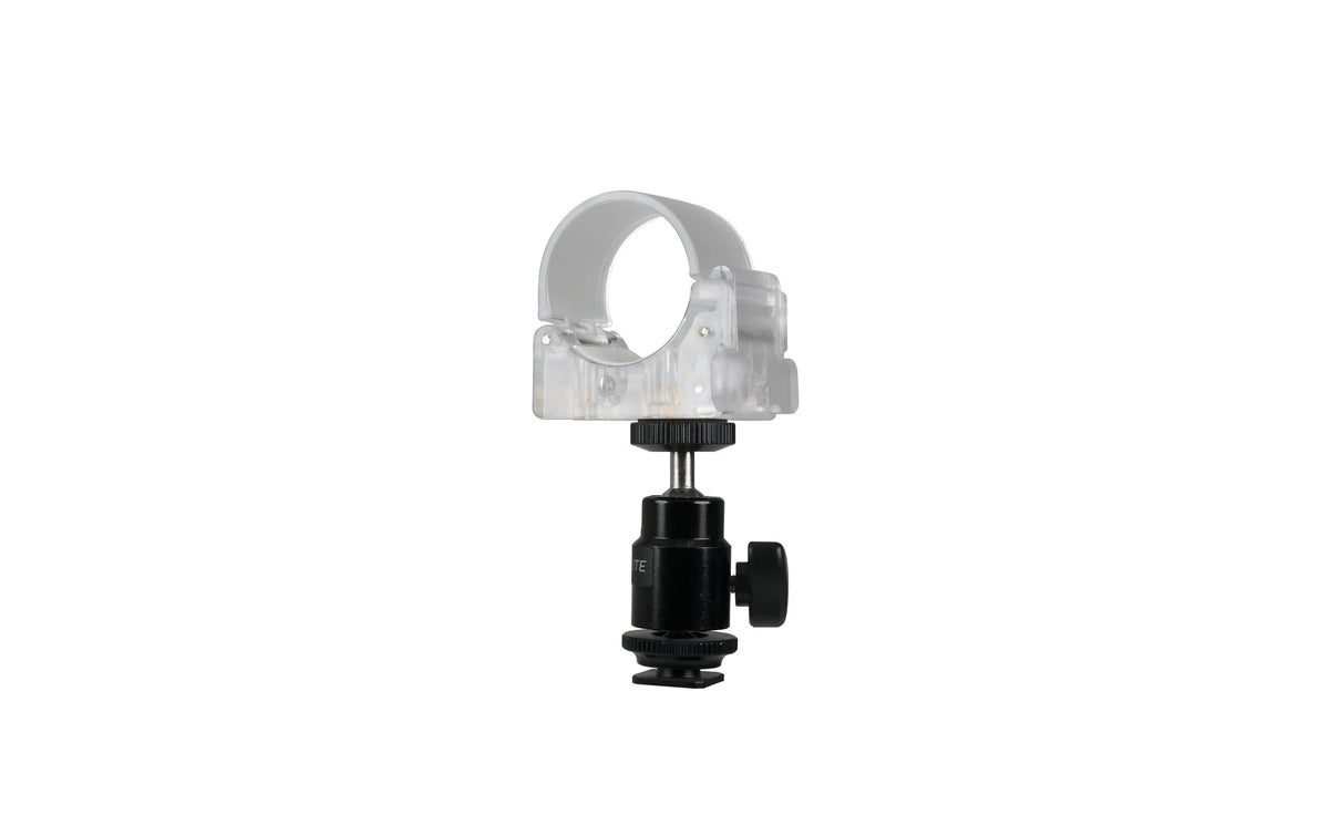 Nanlite HD-T12+BH – Halterung, Montageset, mit Mini-Kugelkopf, Transparent