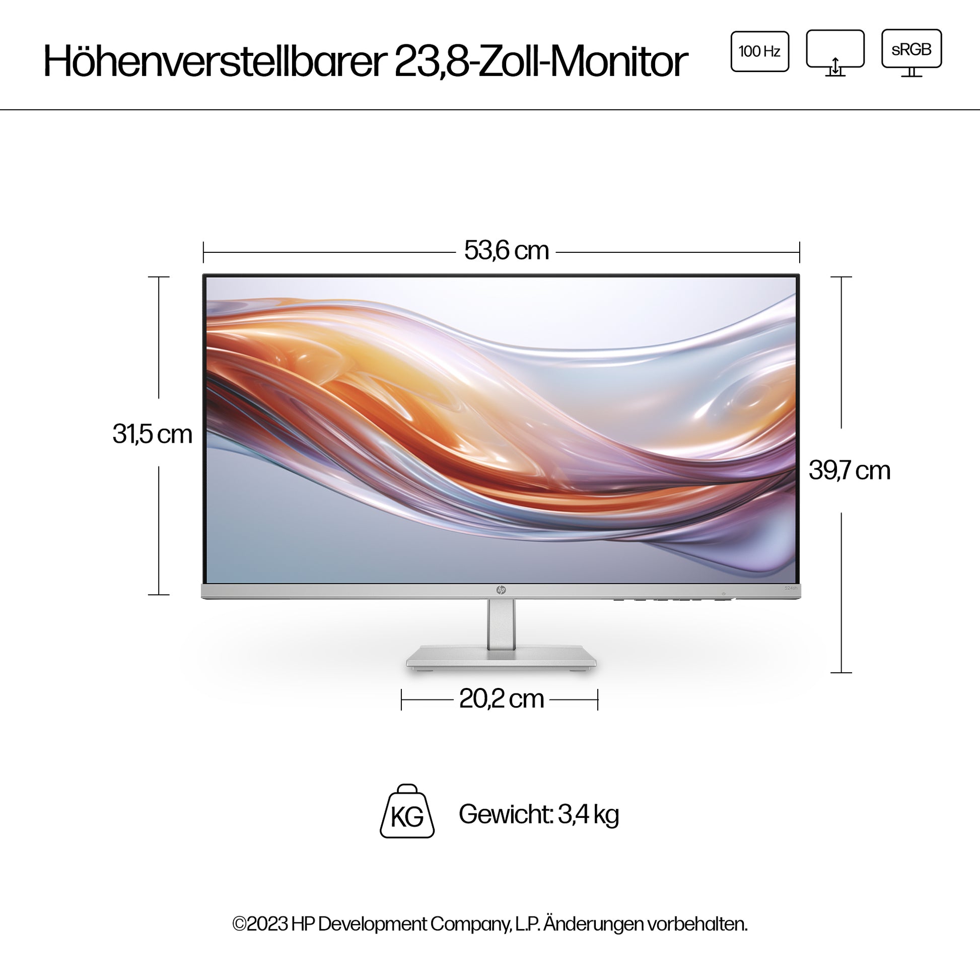 HP S5 524SH – Monitor, 1920 × 1080 (Full HD)
