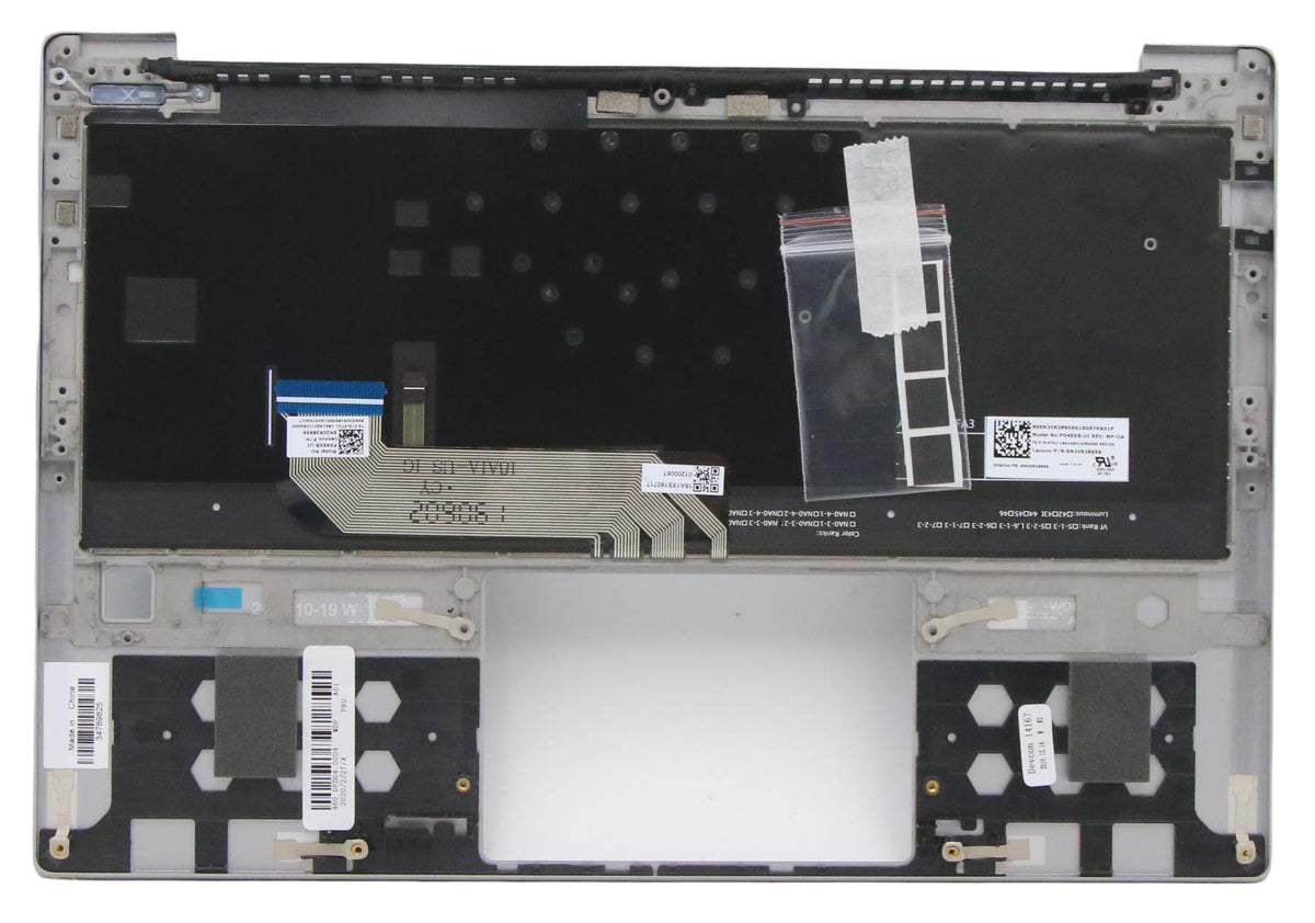 Lenovo Tastatur-Case für Lenovo Yoga S730-13IWL – mit Hintergrundbeleuchtung – Platin