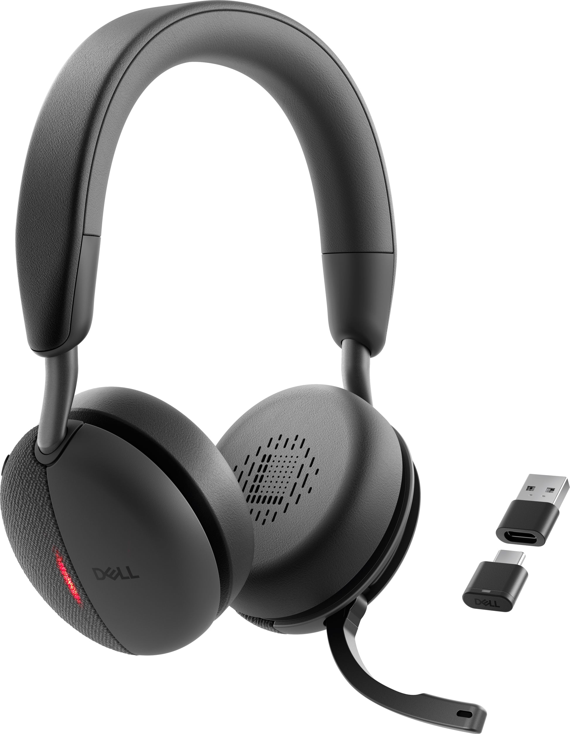 DELL Pro Wireless WL5024 Office-Headset – On-Ear, Stereo, Kabel + BT, ANC, Schwarz, BT 5.3