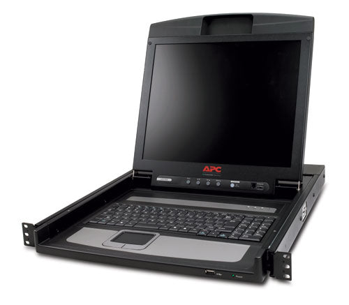APC 17" Rack-LCD-Konsole – 1280 × 1024, Russisch, USB 2.0 (2×), PS/2 – 1U