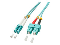 Lindy LWL-Patchkabel – LC–SC, Multi-Mode OM3, 1 m
