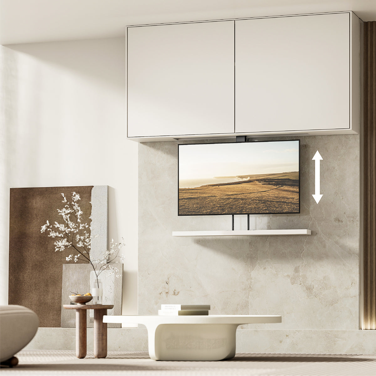 myWall My Wall HP 66-1 – Displayständer, Full-Motion, motorisiert, für 32–48", VESA 200×200–400×400, bis 60 kg