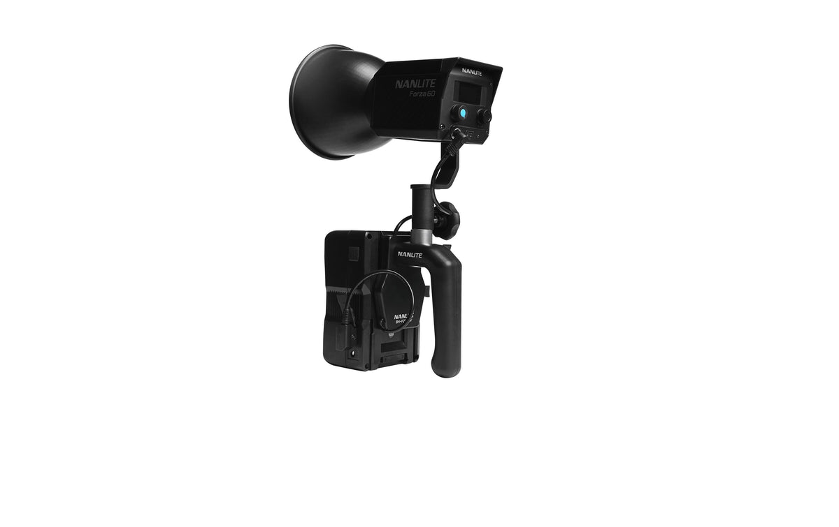 Nanlite BH-FZ60-V Batteriehalterung V-Mount – für Forza 60, Forza 60B – Schwarz