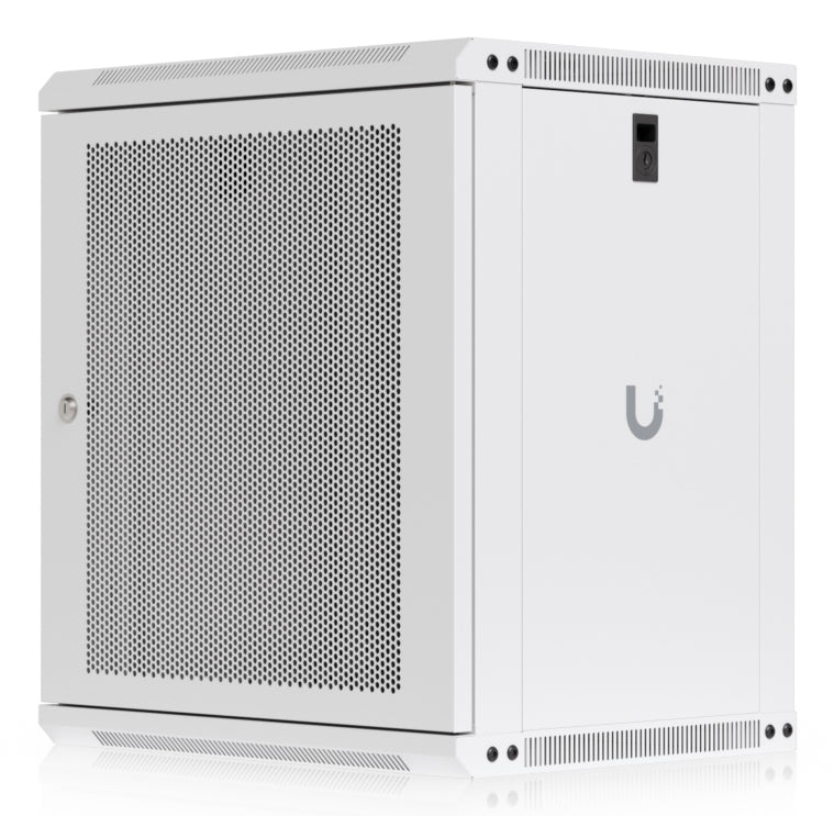 Ubiquiti UACC-Rack-12U-Wand-450-P – 19" Wandverteiler 12U, abschliessbar, 550 × 450 × 635 mm, weiss, Stahl