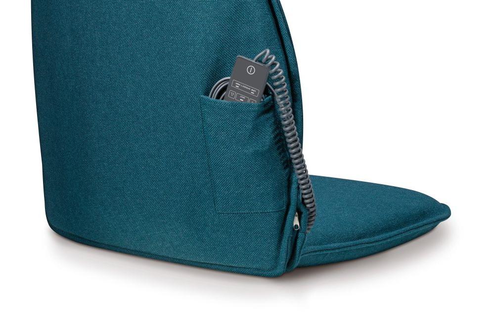Beurer Massage-Sitzauflage – Blau, 6800 g, Shiatsu, 2 Betriebsstufen