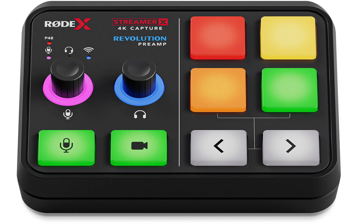 RØDE Streamer X – Audio-Interface & Video-Capture, USB-C, HDMI Typ A, XLR, 3,5 mm, Schwarz