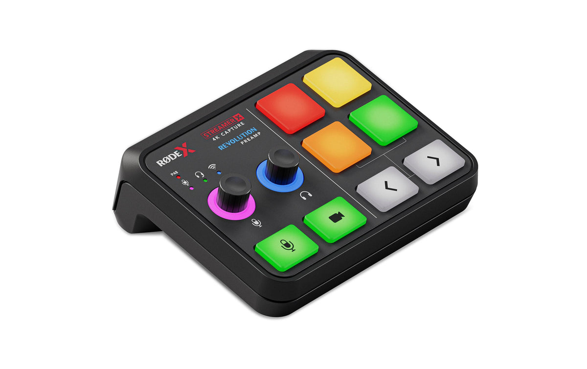 RØDE Streamer X – Audio-Interface & Video-Capture, USB-C, HDMI Typ A, XLR, 3,5 mm, Schwarz
