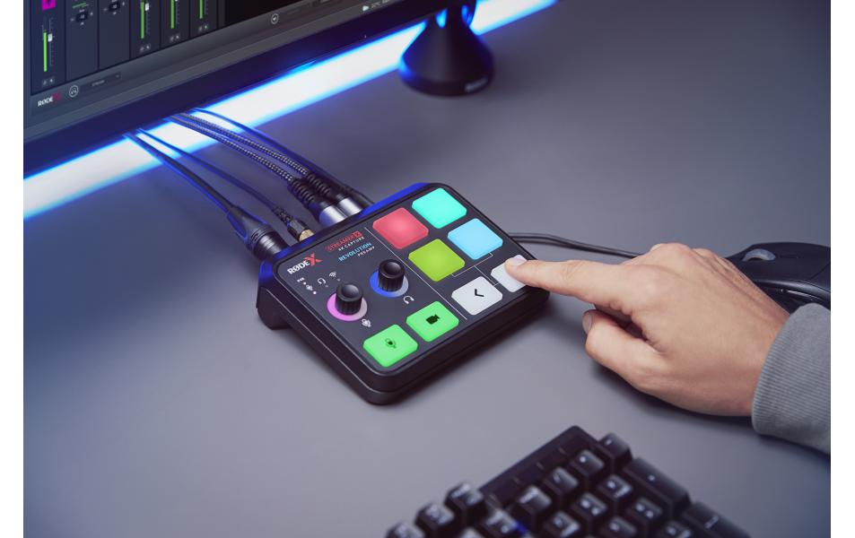 RØDE Streamer X – Audio-Interface & Video-Capture, USB-C, HDMI Typ A, XLR, 3,5 mm, Schwarz
