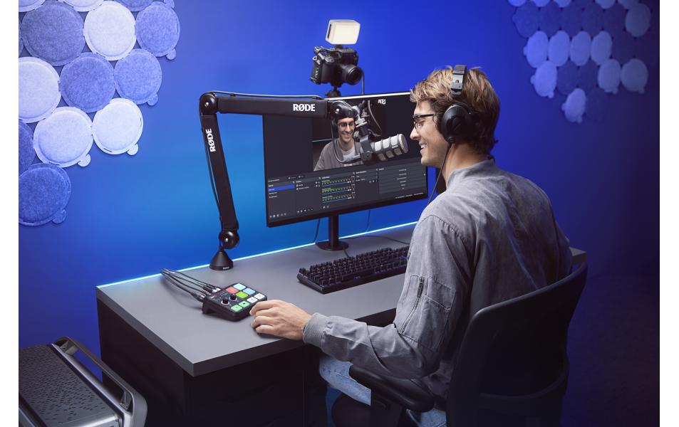 RØDE Streamer X – Audio-Interface & Video-Capture, USB-C, HDMI Typ A, XLR, 3,5 mm, Schwarz