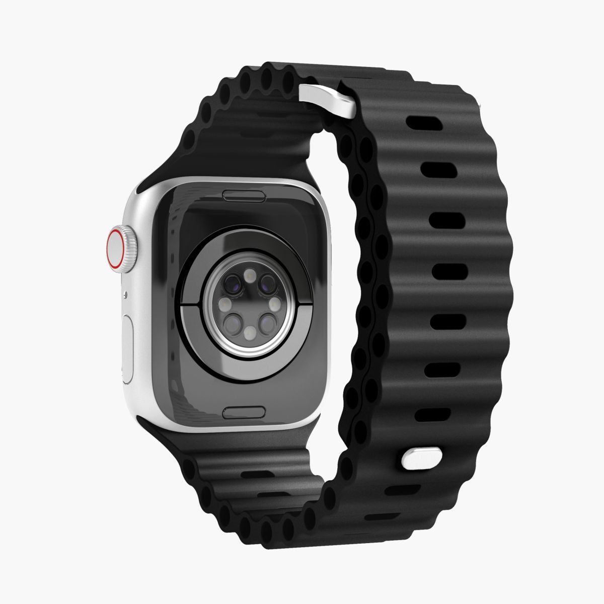 Vonmählen Wave Band 1 – Sportarmband Schwarz, für Apple Watch 40 mm, 41 mm, 42 mm