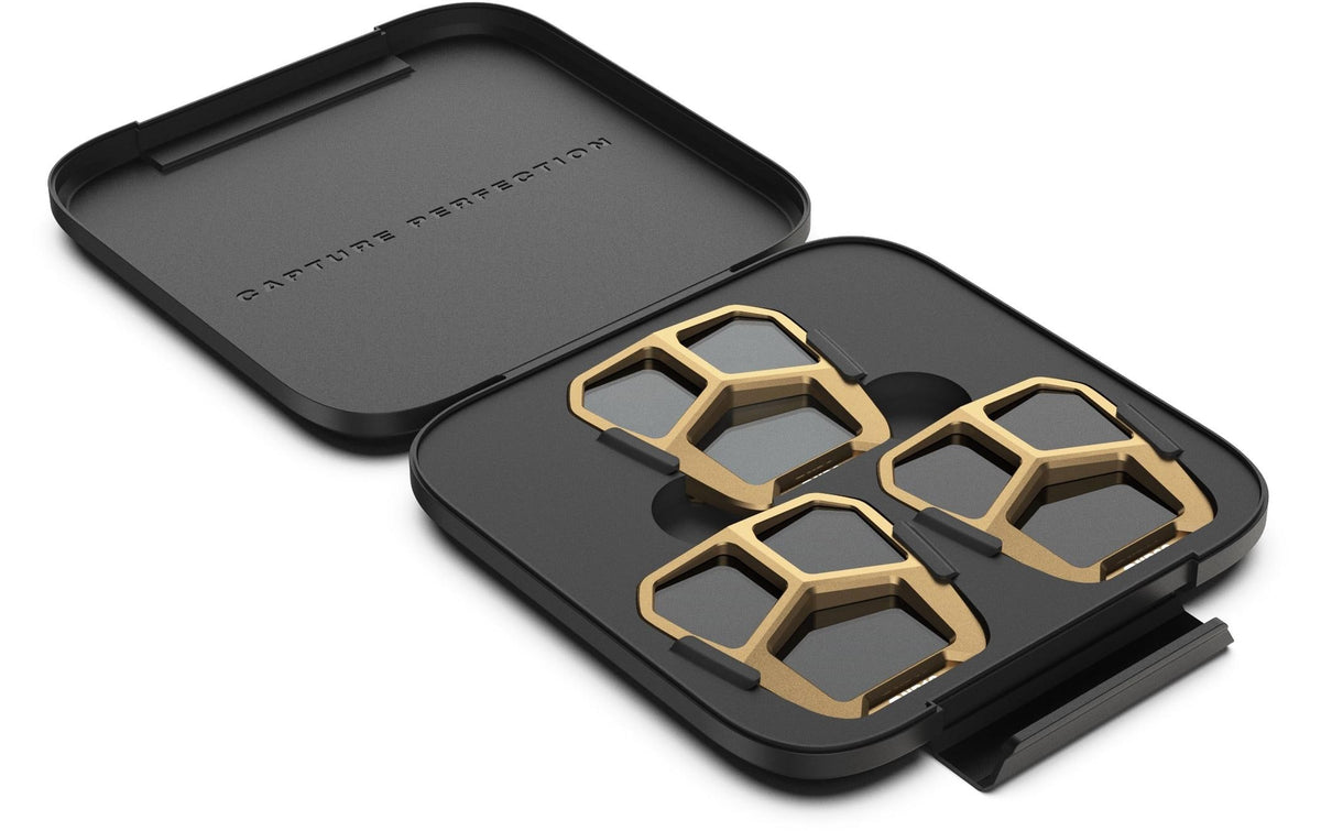 PolarPro Shutter Collection Kamerafilter – ND8, ND16, ND32 – für DJI Mavic 3 Pro – Bronze – 3er-Pack