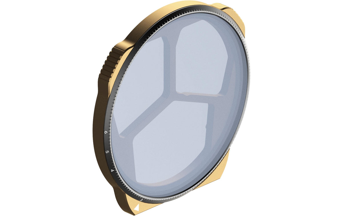 PolarPro Kamerafilter VND 3–6 – Aluminium/Glas – für DJI Mavic 3 Pro – Bronze