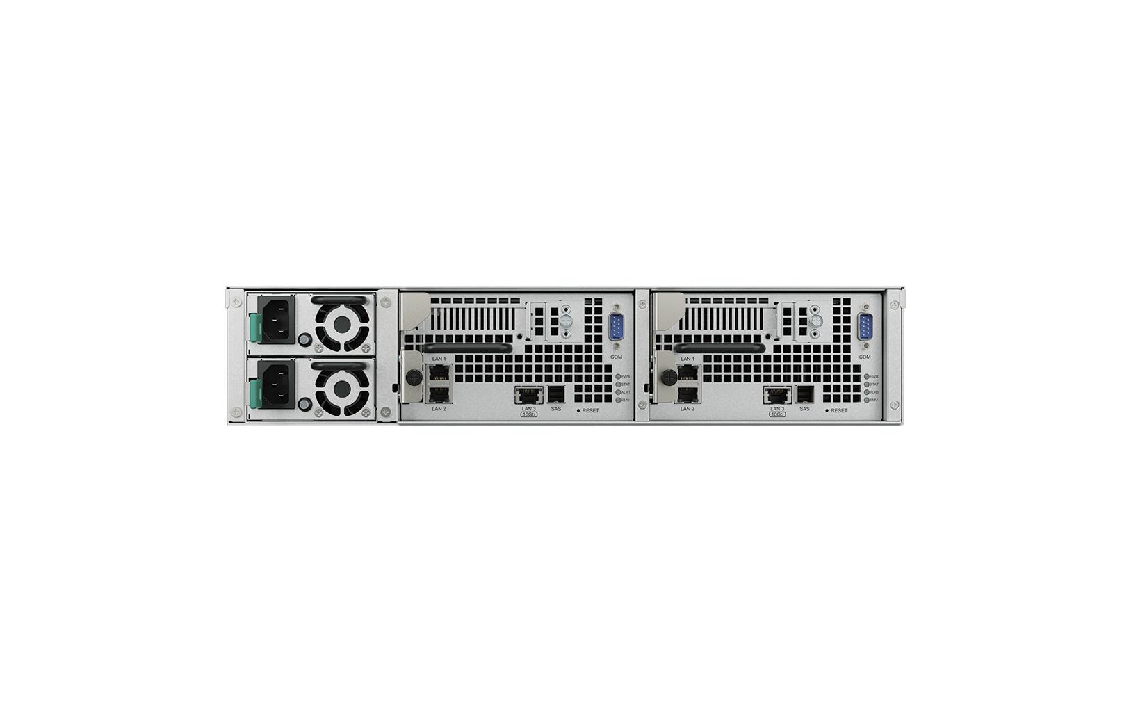 Synology UC3400 – 12-Bay Rack 2U NAS – Intel Xeon D-1541, 8 GB RAM, 10GbE, redundantes Netzteil