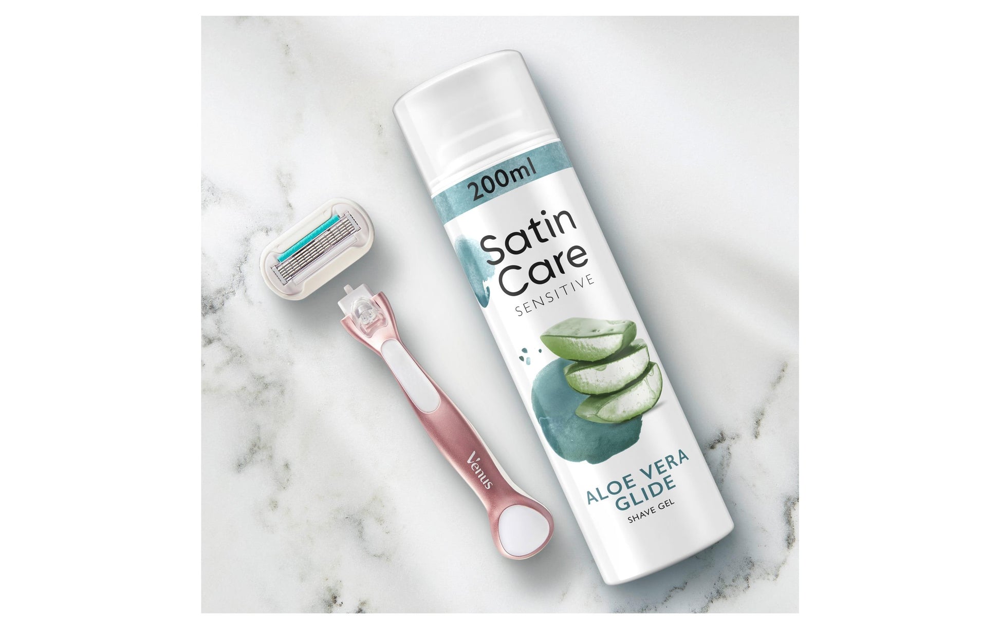 Gillette Venus Rasiergel Satin Care – Aloe Vera – 200 ml