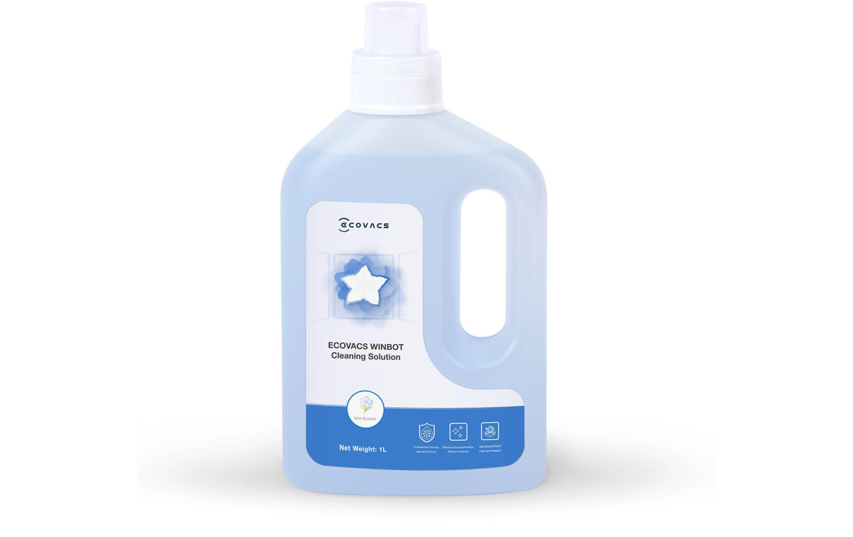 Ecovacs W-SO01-0007 Glas-/Oberflächenreiniger für Fenster, für Winbot – Flüssigkeit – 1 l