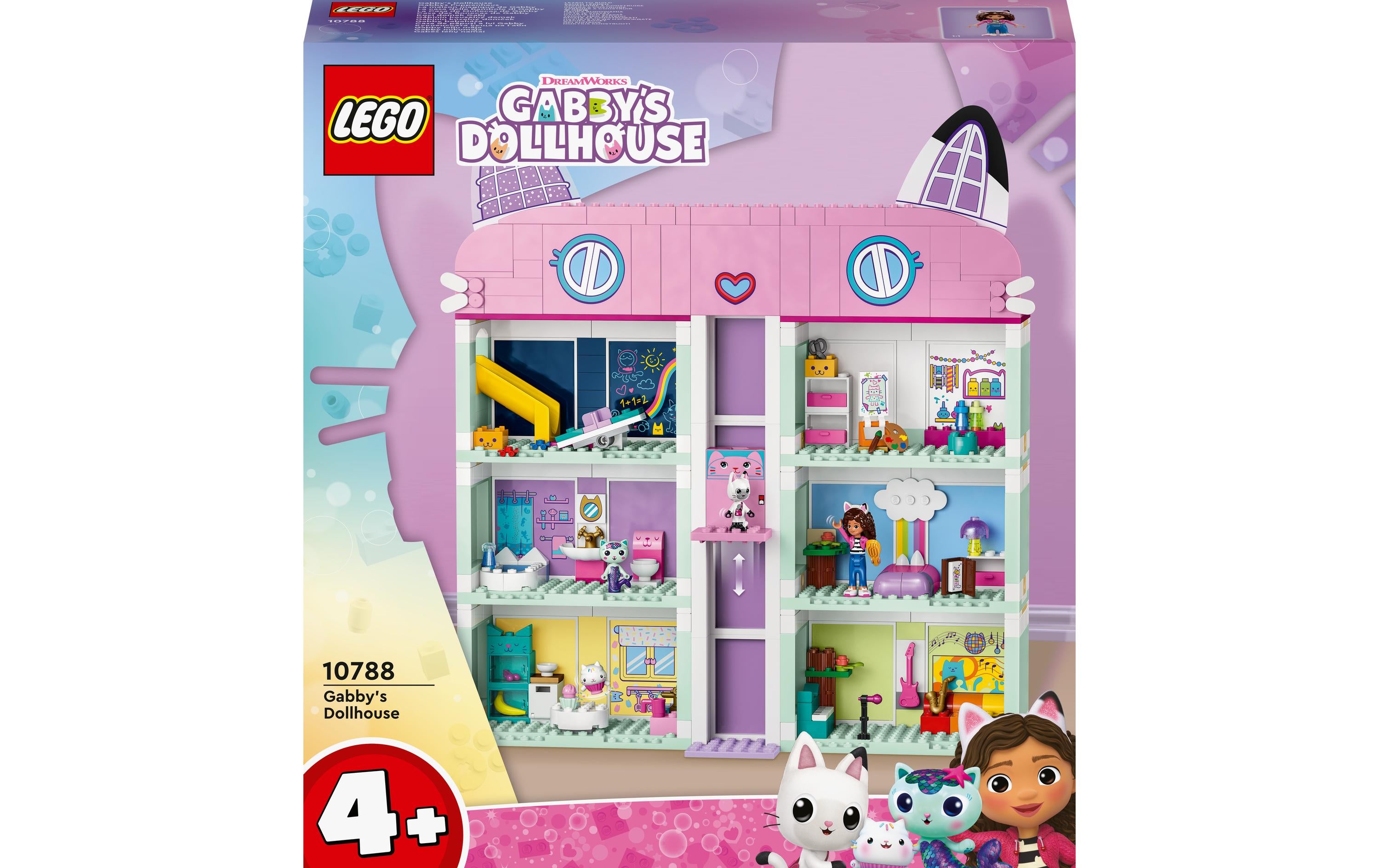 LEGO 3D Puzzle Gabbys Puppenhaus – 498 Teile – 31 × 34 × 9 cm – ab 4 Jahren